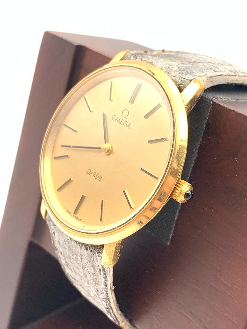 【不動】OMEGA De Ville ヴィンテージ　ゴールド 腕時計　ジャンク品