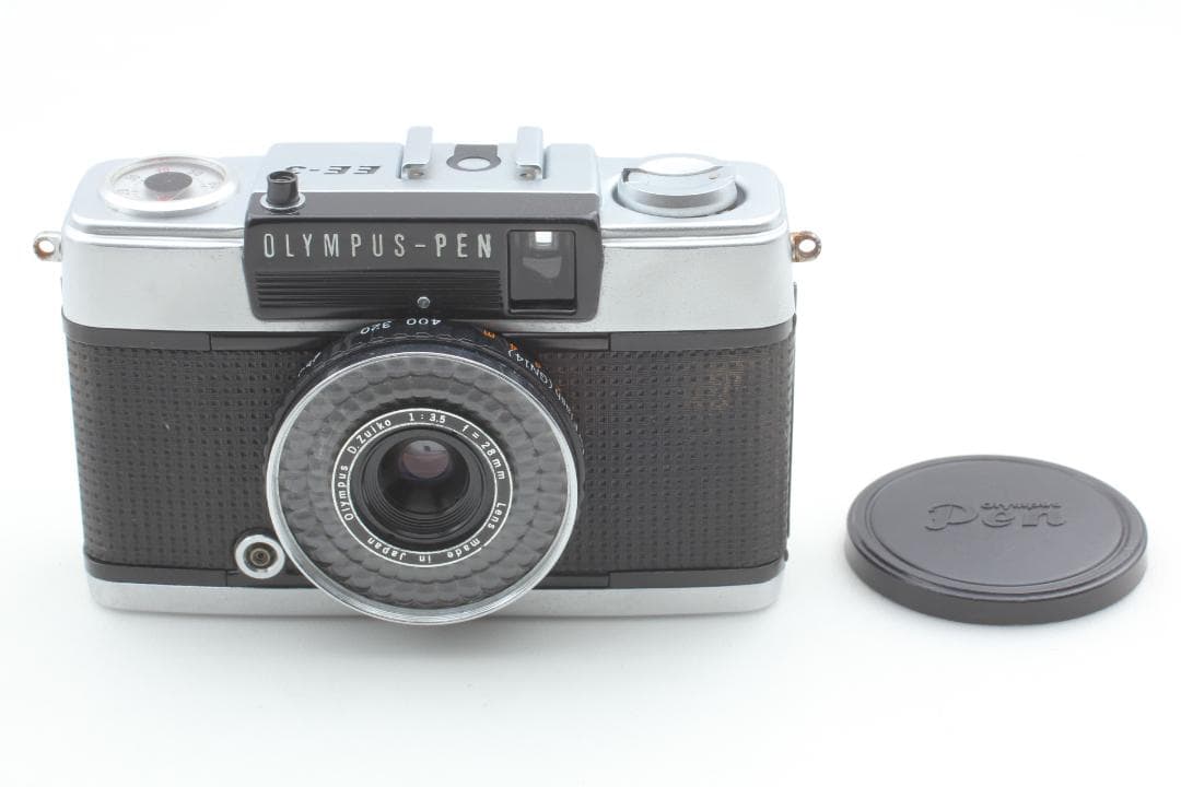 【露出精度チェック済】オリンパス ペン EE-3 28mm F3.5 c4045
