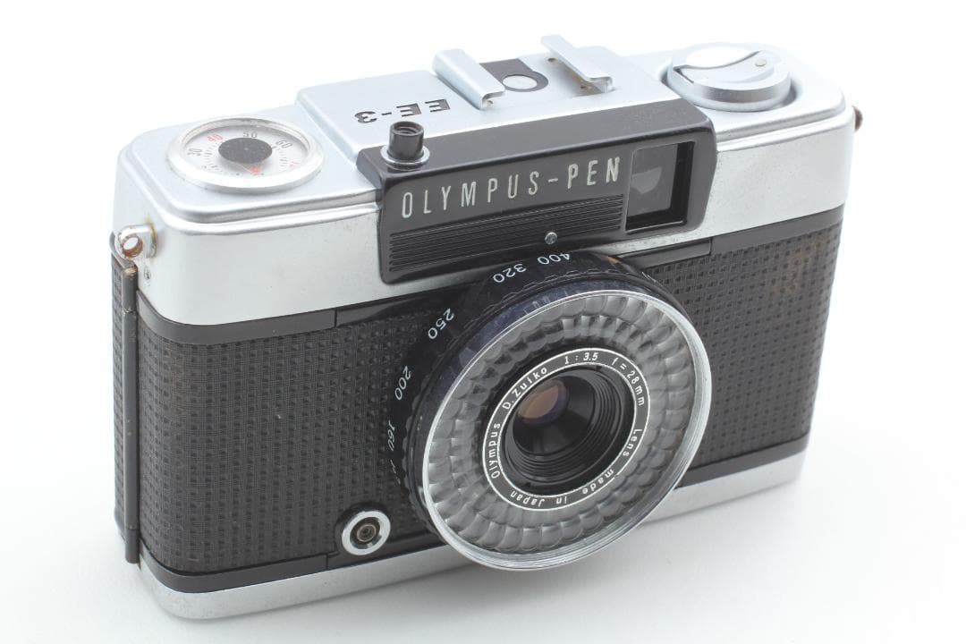 【露出精度チェック済】オリンパス ペン EE-3 28mm F3.5 c4045