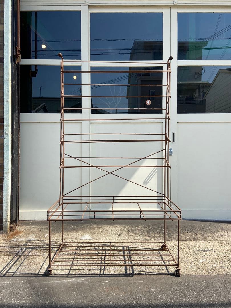 マガジンラックアイアンインダストリアルアンティークヴィンテージ店舗ディスプレイ