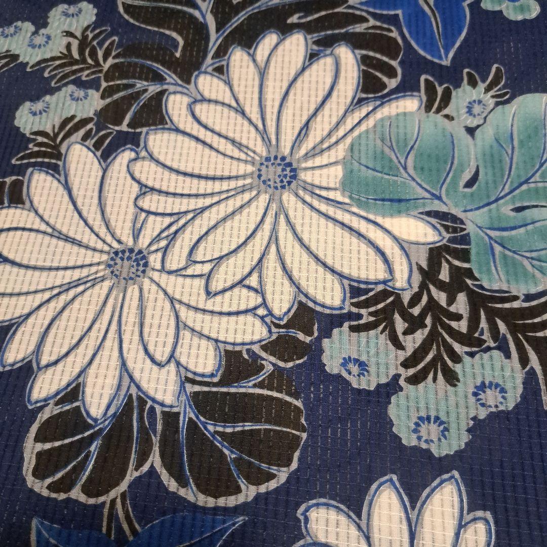 No.5220　浴衣　芸艸堂 　綿絽　着物　反物　新品未使用