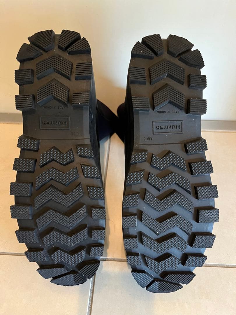 美品　HUNTER レインブーツ　サイズ6（25cm）