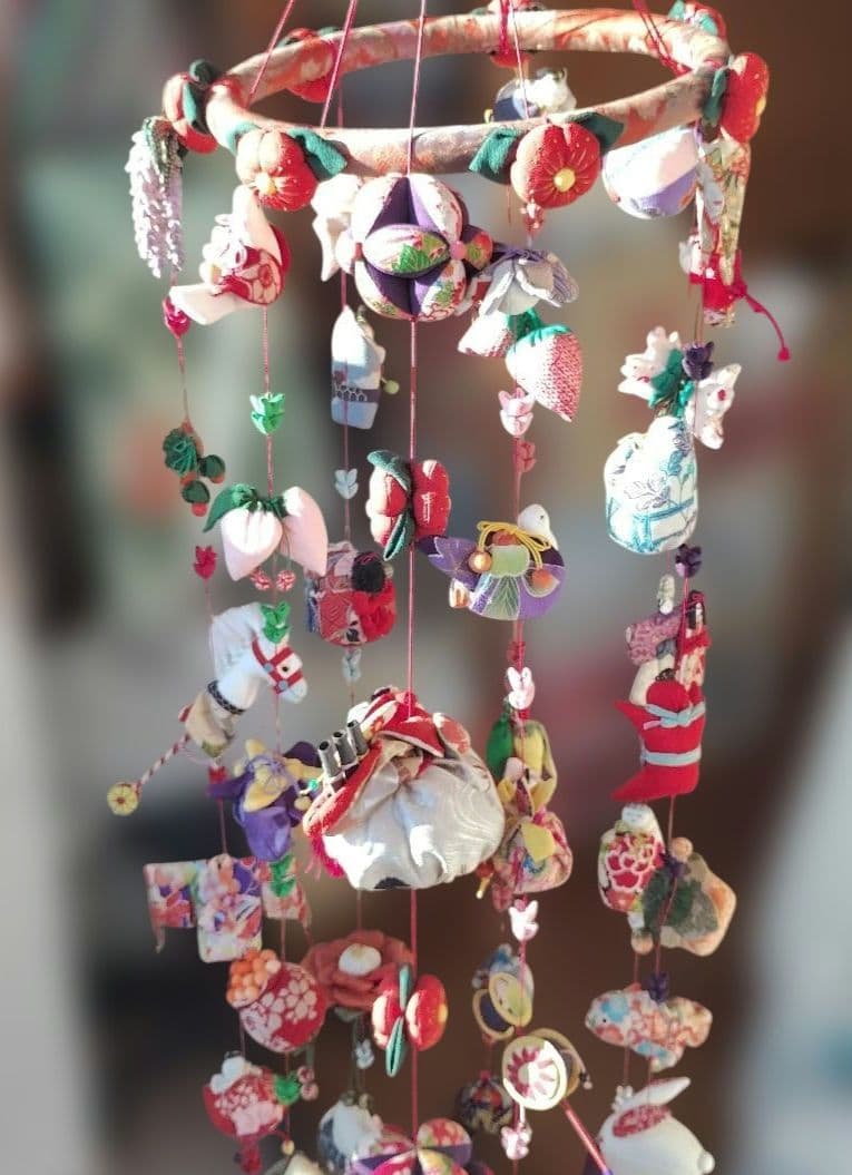 手作り日本の雛飾り 吊り飾り 飾り雛