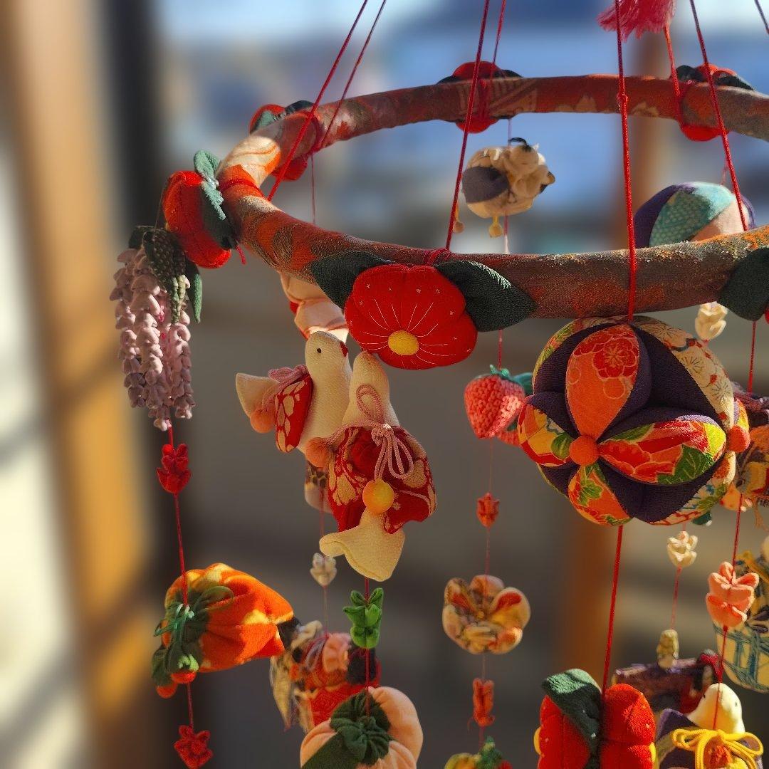 手作り日本の雛飾り 吊り飾り 飾り雛