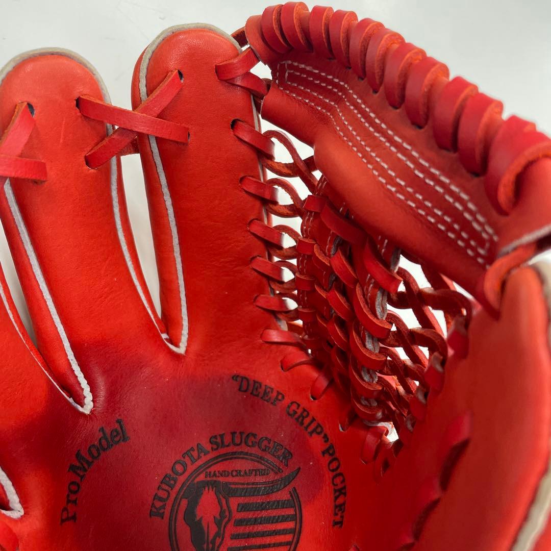 久保田スラッガー　ジュニア用軟式野球グローブ オレンジ 左投用