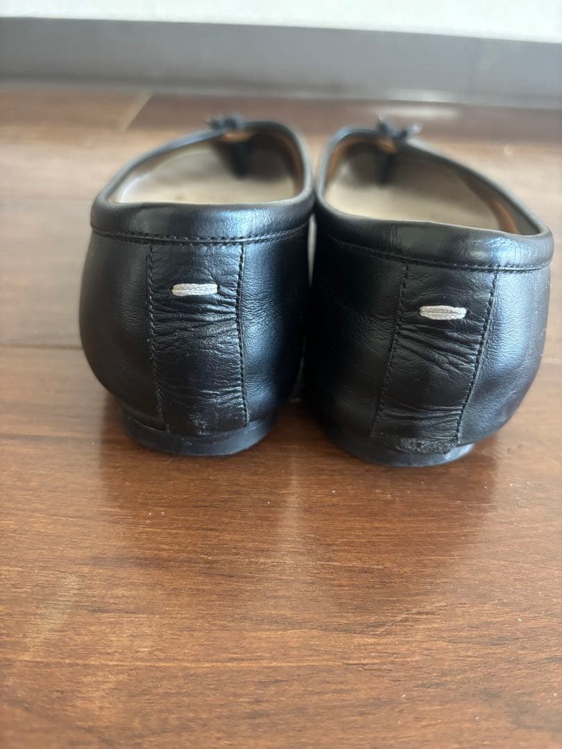 【値下げしました】メゾンマルジェラ /タビ足袋バレエ/ブラック/フラット