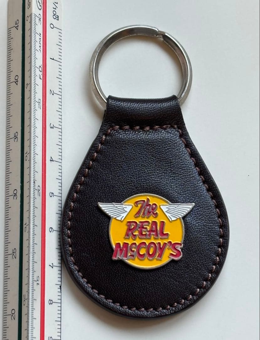 ザ・リアルマッコイズ/レザー/キーホルダー/旧ロゴ/ブラウン/ノベルティ/非売品