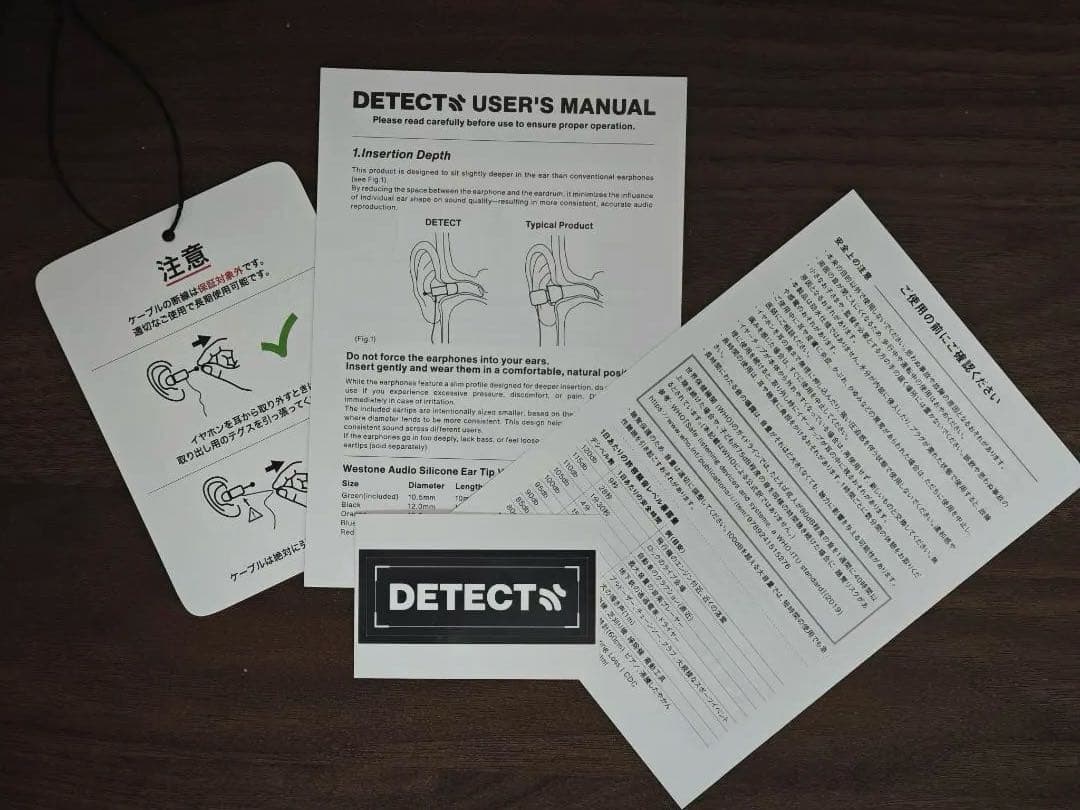 【ほぼ未使用】HID-Labs DETECT ゲーミングイヤホン