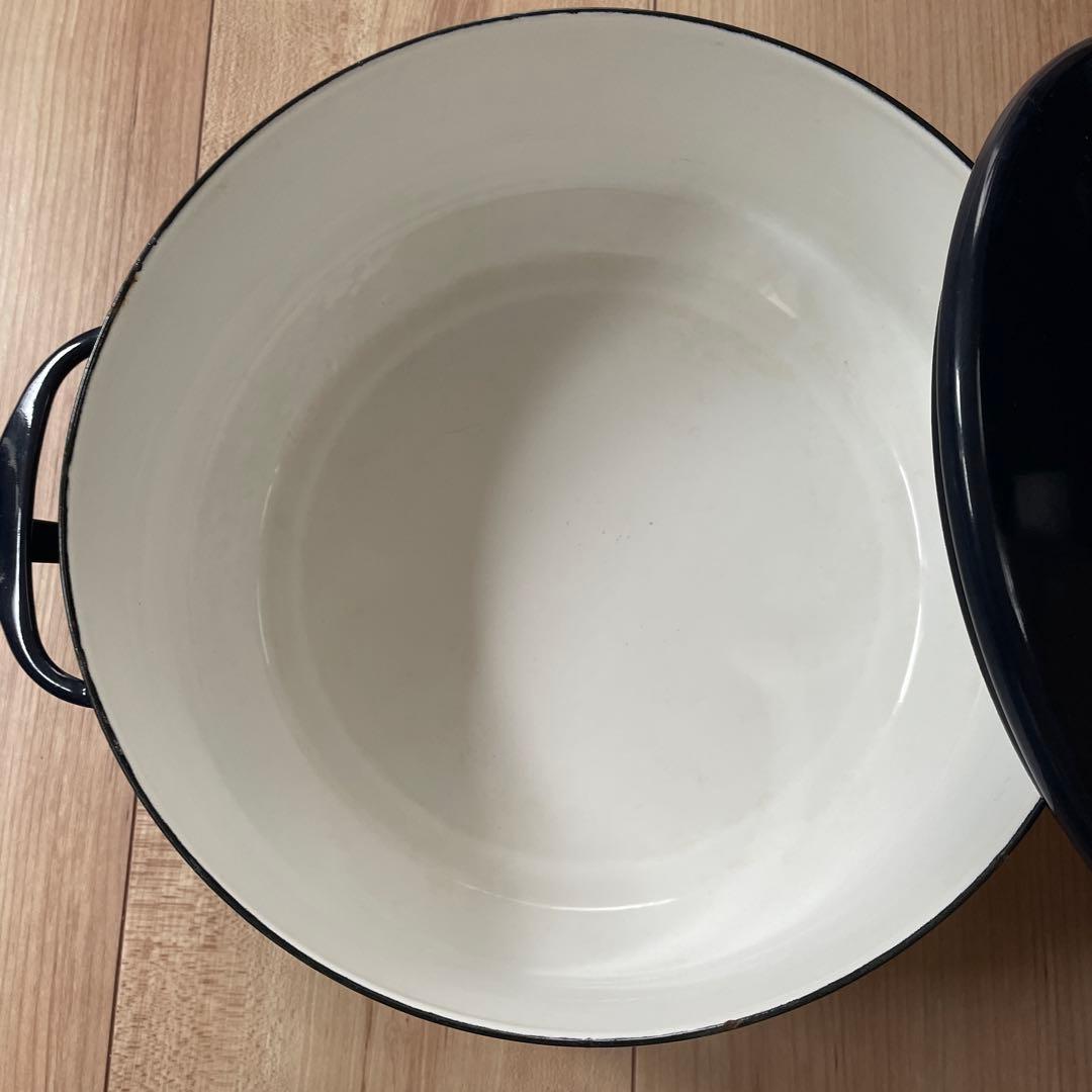 希少 DANSK ダンスク コべンスタイル ミッドナイトブルー 両手鍋 23cm