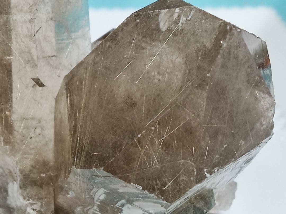 パワーストーン　天然石　ルチルクォーツ　レコードキーパー入り　399g　N377