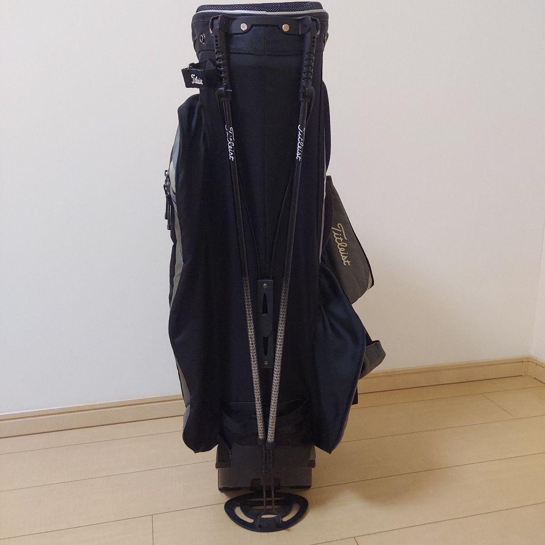 Titleist タイトリスト 軽量 キャディバック スタンド ブラック/グレー