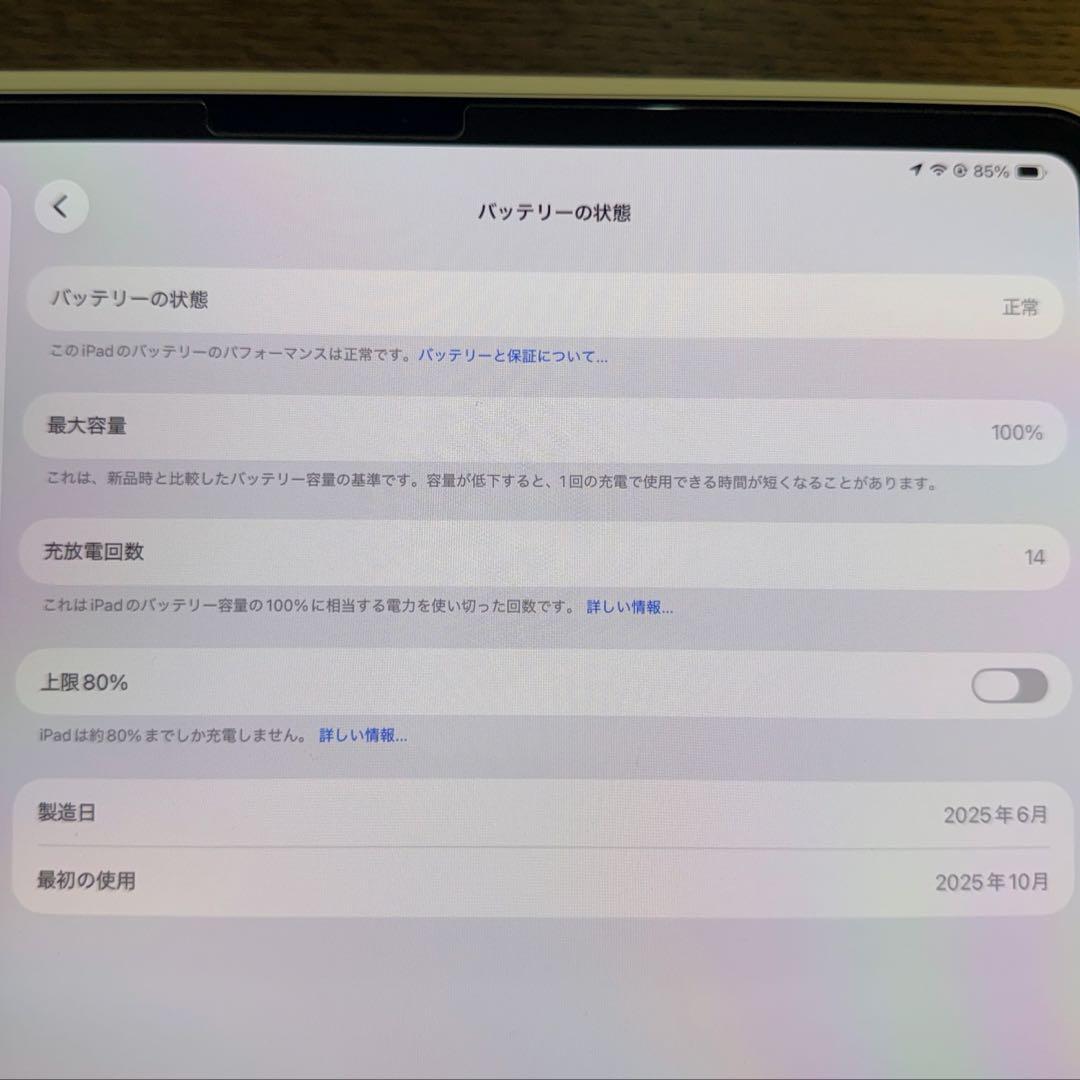 iPad Pro 11インチ M4 256GB Wi-Fi シルバー