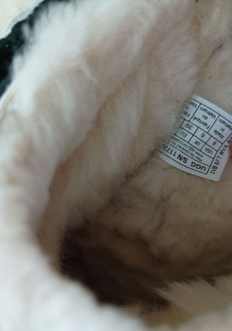 正規品ugg クラシックマイクロ　ブラック 25cm スリッポン黒