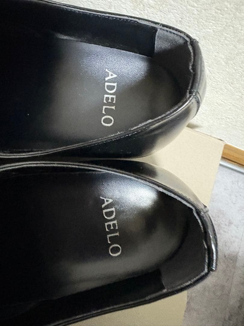 ADELO 6cmUP シークレットシューズ　ストレートチップ