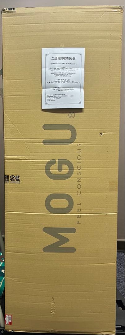 MOGU 純米パックデザイン ビーズクッション