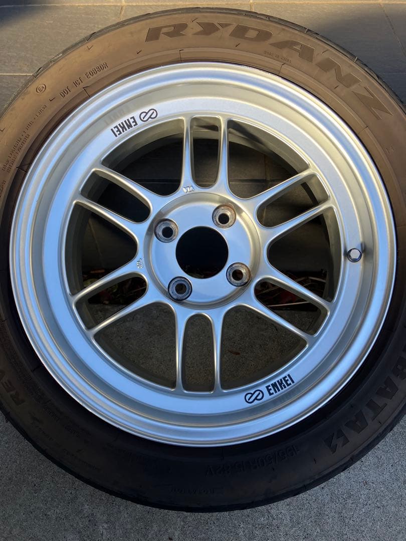 ENKEI RPF1 15インチ 7J+41 4H シルバー 2本セット