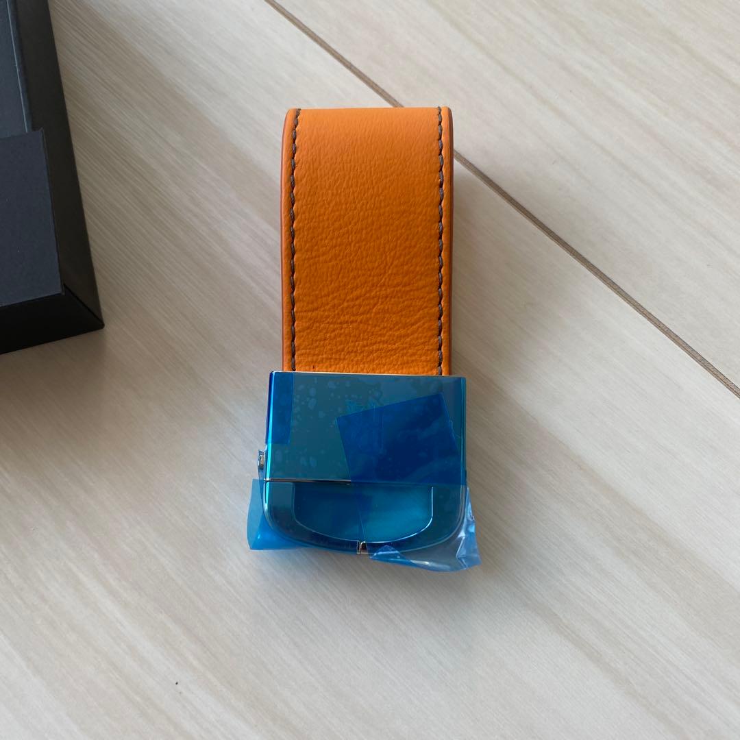 ROLLS ROYCE オレンジ レザー キーリング