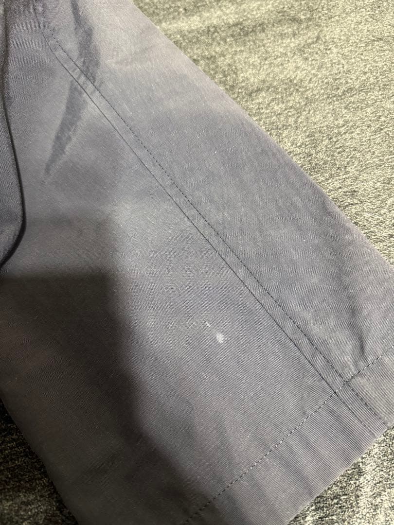 アルマーニコレッツォーニ　コットンナイロンジャケット　グレー系