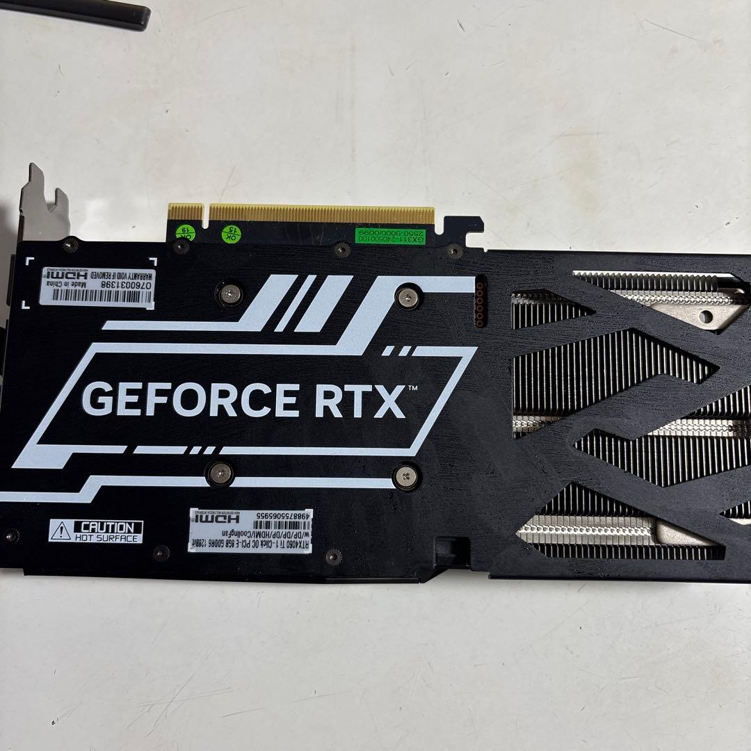 GEFORCE RTX 4060ti 8g 玄人志向　値下げしました。