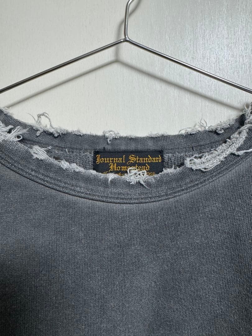 最安　Journal Standard スウェット　クルーネック　ダメージ