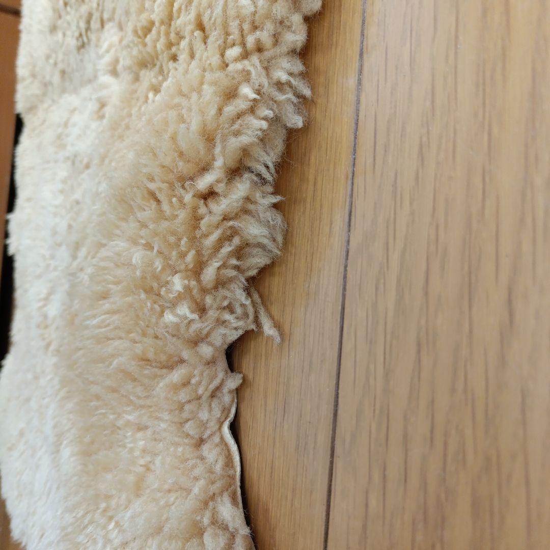 特大羊皮　羊毛　ラグマット　ラムスキン　ニュージーランド産