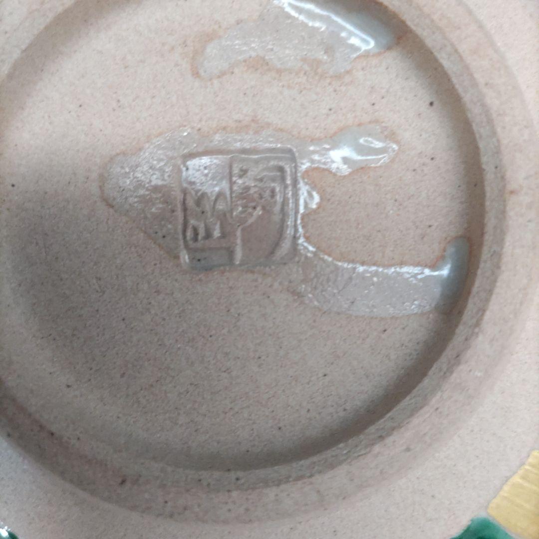 ★値下げ更新❗️茶道具　菓子鉢 　通次阿山造　色絵花菖蒲