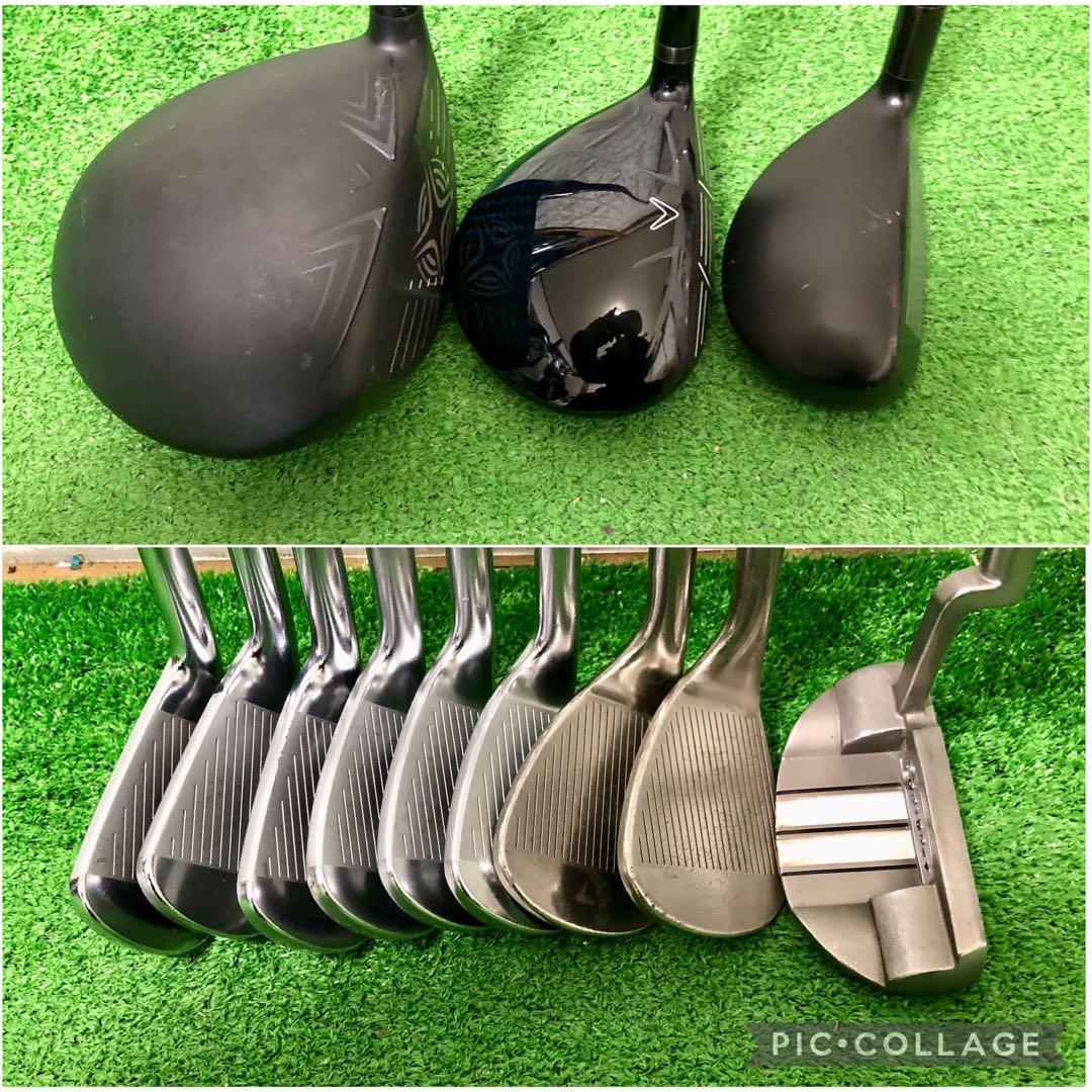 初心者おすすめ☆メンズ ゴルフクラブセット☆キャロウェイ☆3点式ツアーバッグ付