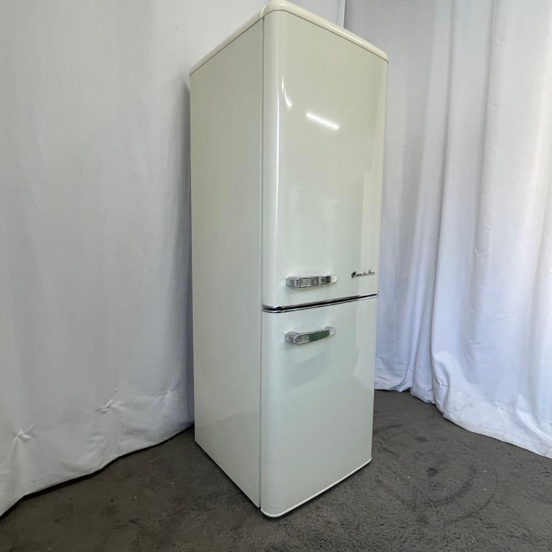 458❤️　冷蔵庫　200㍑　レトロ　20年　おしゃれ　おすすめ　中古　設置無料