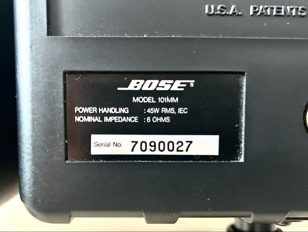 BOSE ボーズ101MM ペアスピーカー シリアル連番/音出し確認済み