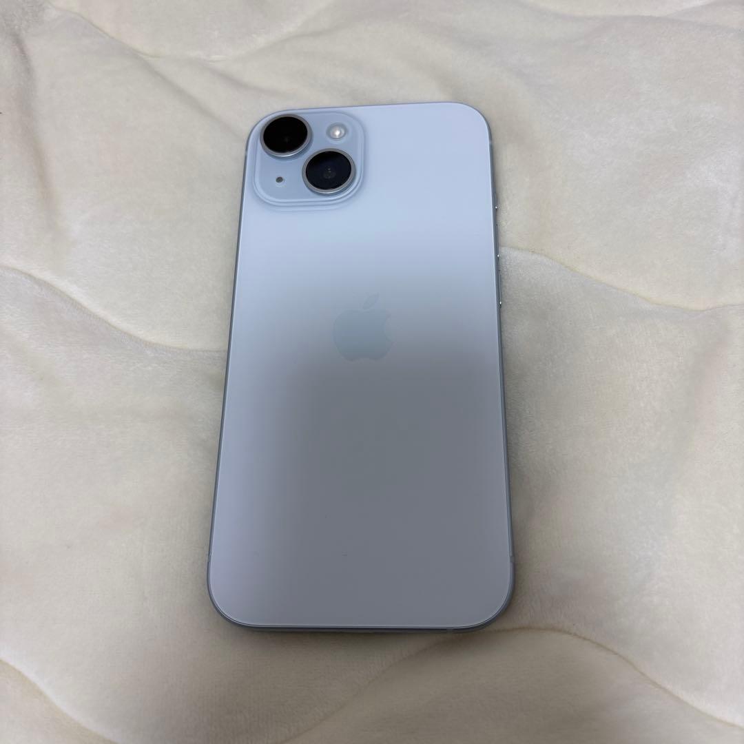 【美品】iPhone15 128GB ブルー SiMフリー