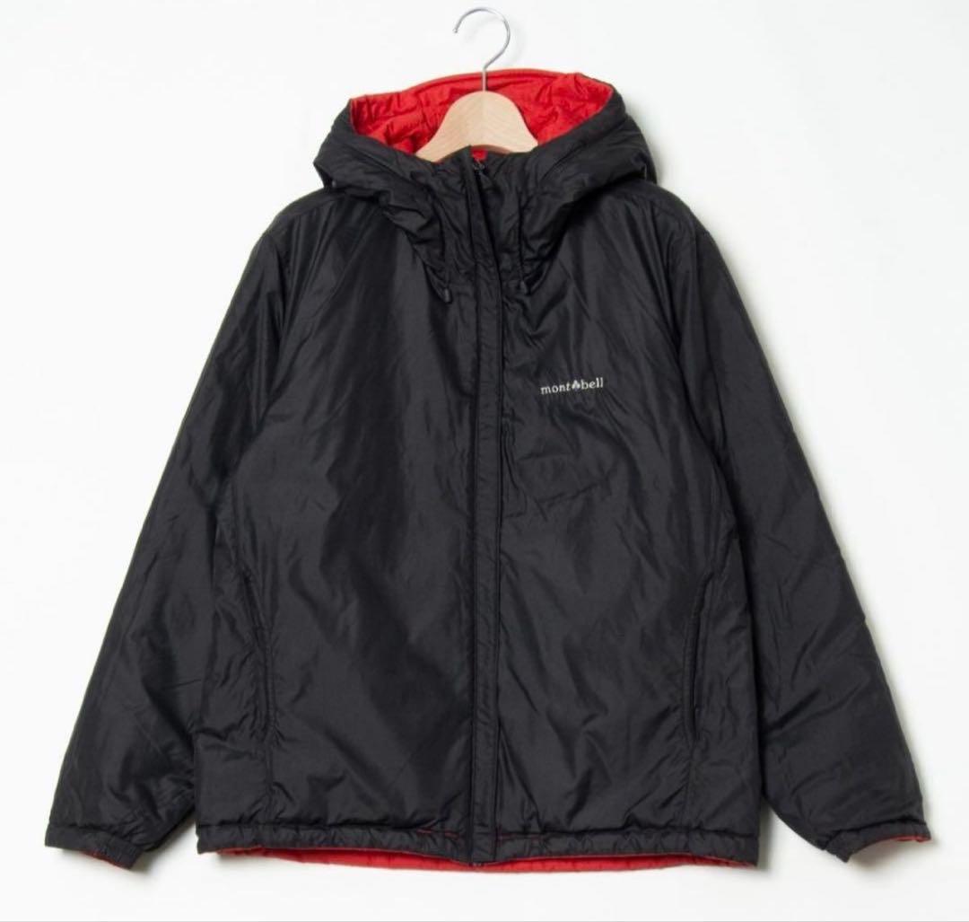 美品✨mont-bell・リバーシブル サーマランド パーカ メンズS 中綿入り
