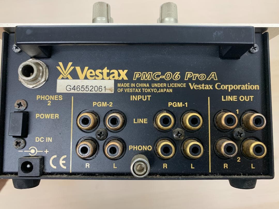 【通電確認済み】ミキシングコントローラー　Vestax PMC-06ProA