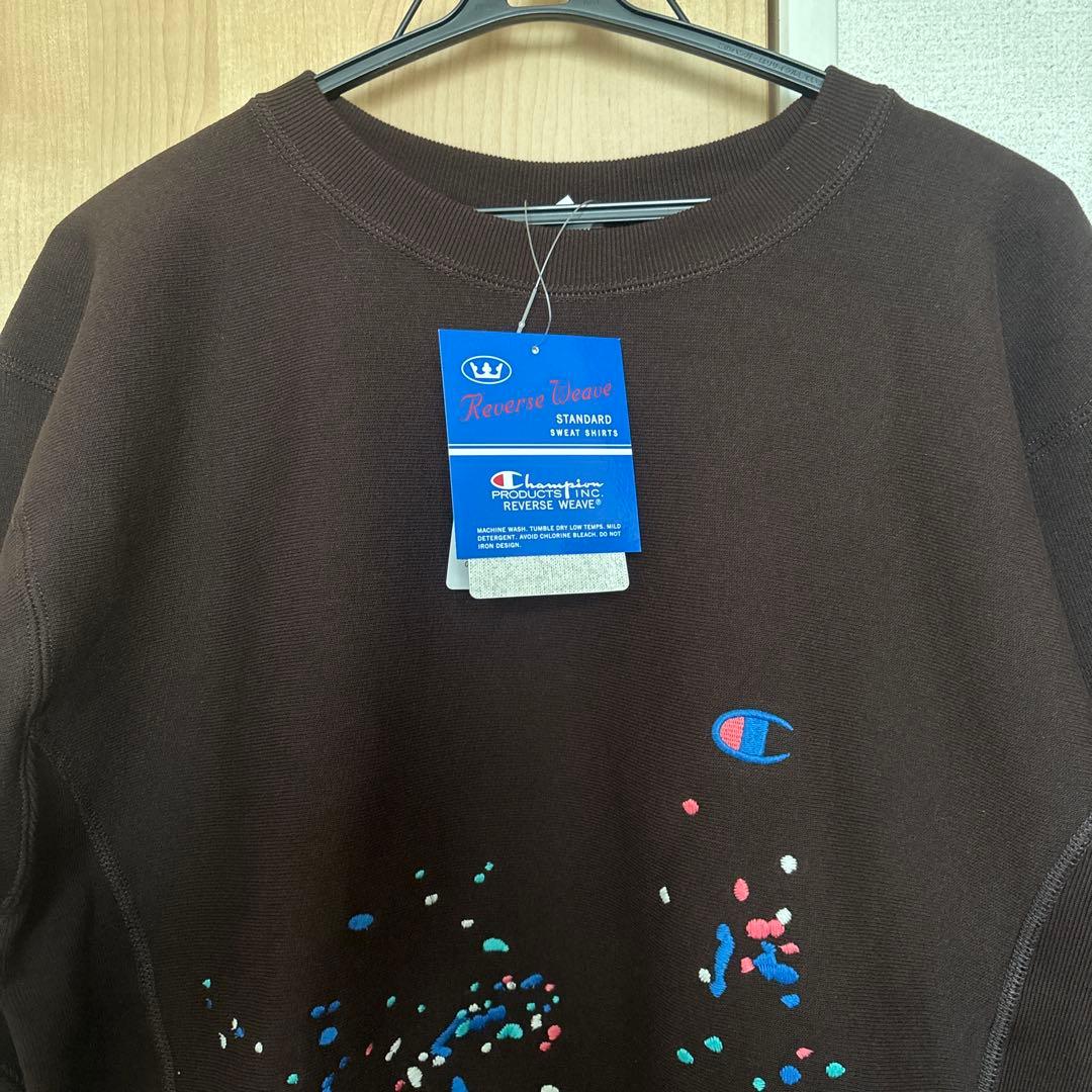 CHAMPION/ チャンピオン リバースウィーブ　別注R/W刺繍　スウェット