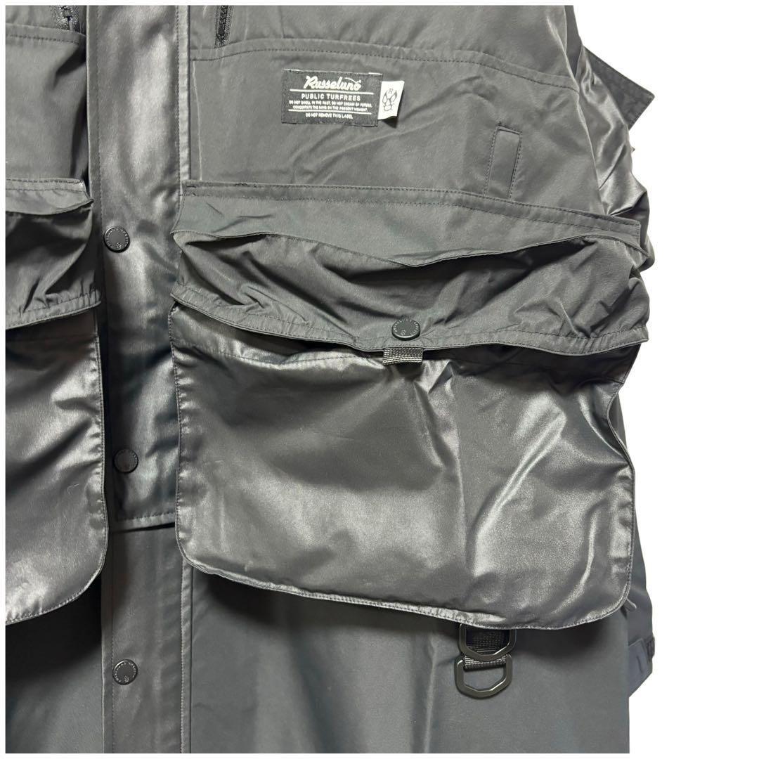 ラッセルノ ゴルフ 2Way カスタム ロング ジャケット ブラック XL 6