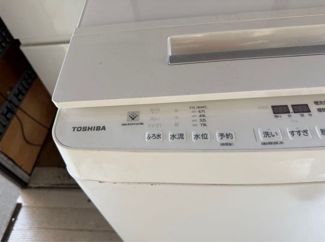2019年式 10kg TOSHIBA 洗濯機 AW-10SDE7