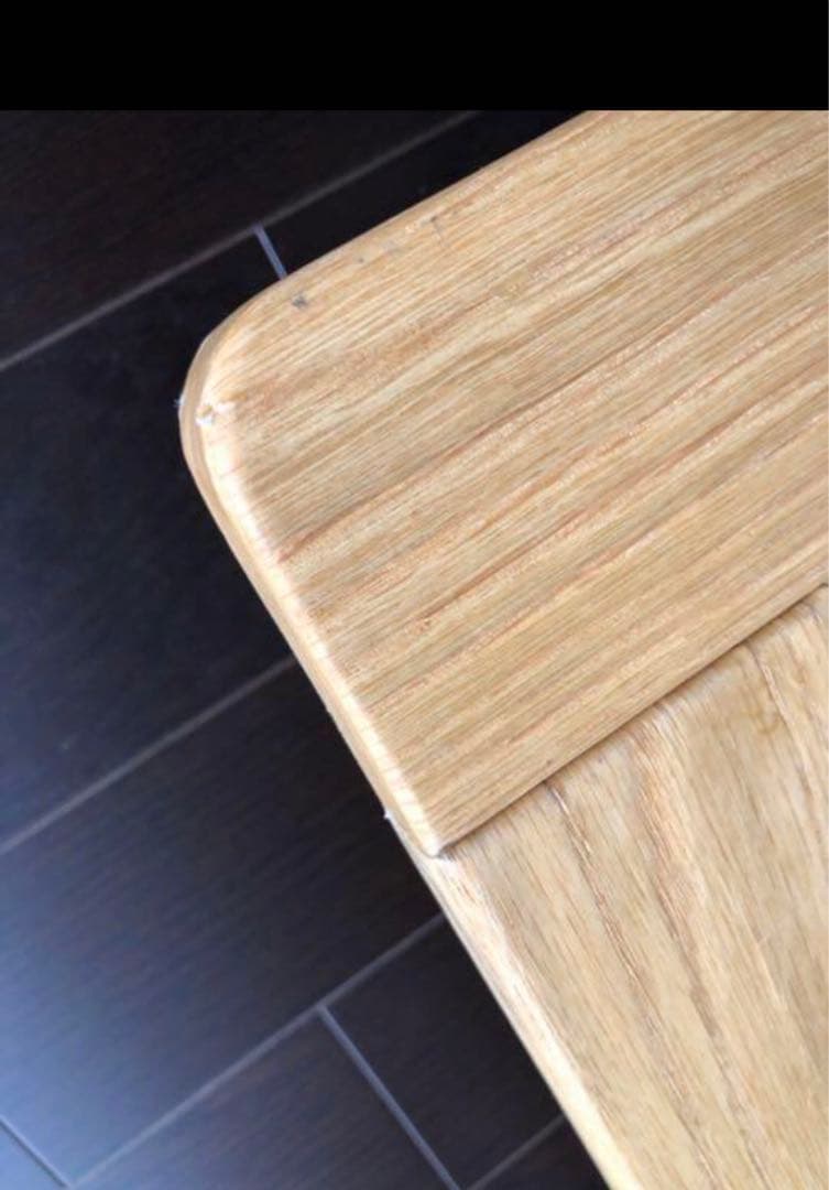 無印　木製スラットベース　 ダブルサイズ　オーク材