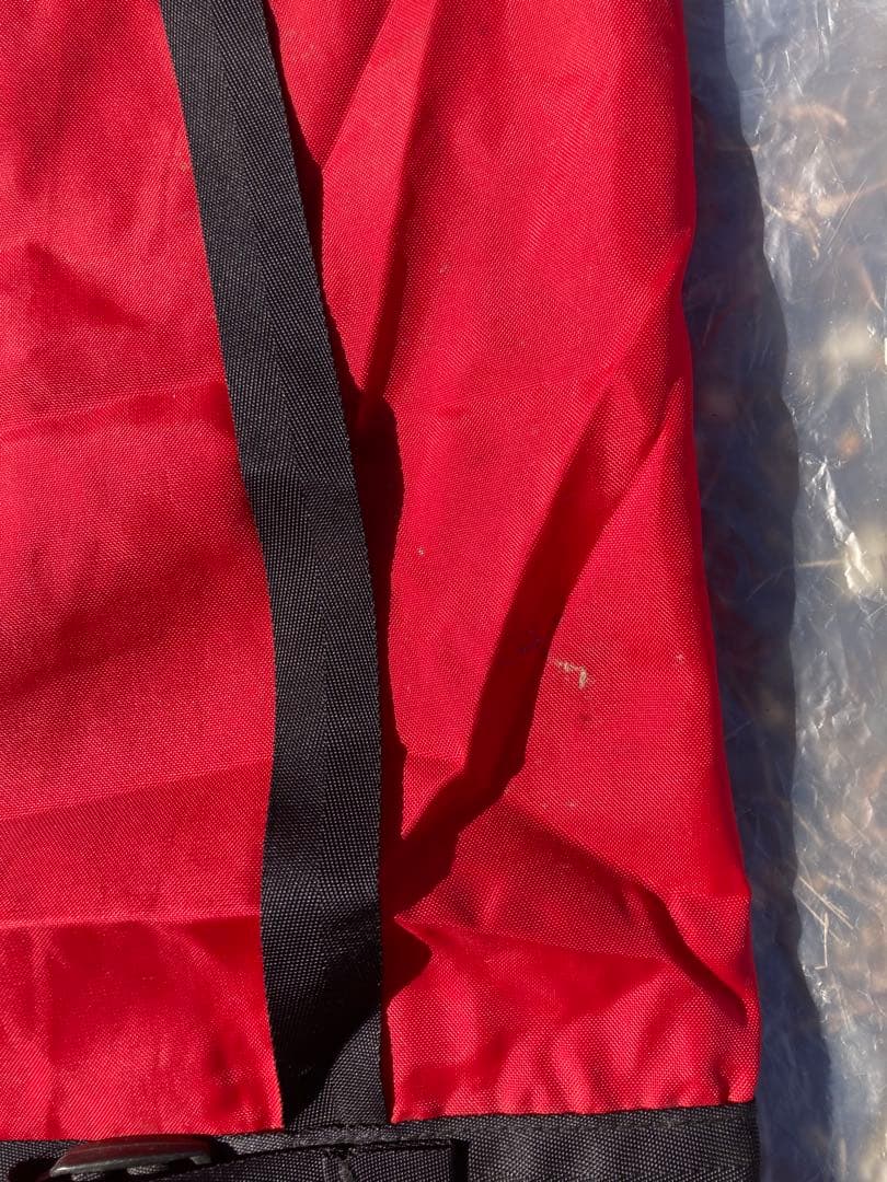 希少MSR タープ グレー レッド 付属品付き　欠品あり