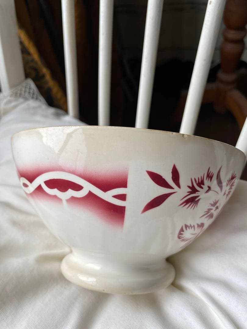 あーちゃんアンティーク　カフェオレボウル　ディゴワン　サルグミンヌ　薔薇