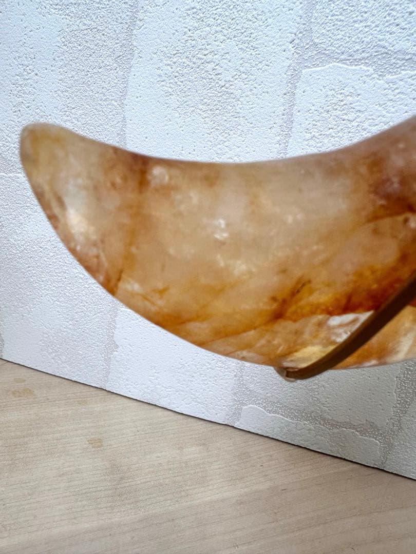 ゴールデンヒーラー　ムーン　月　虹入　スタンド付き