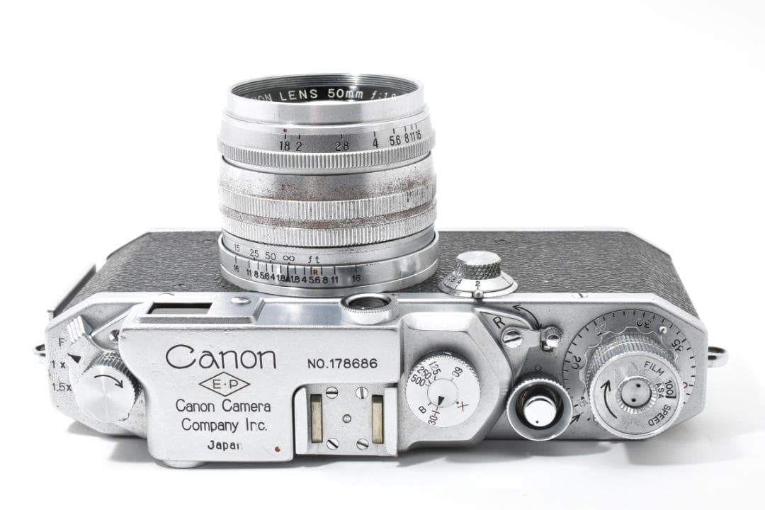 キャノン CANON Iiｓ改 50mm F1.8 ライカLマウント カメラ