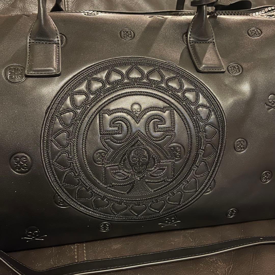 26新作 G/FORE ジーフォア 刺繍 エンボススカル ゴルフボストンバッグ