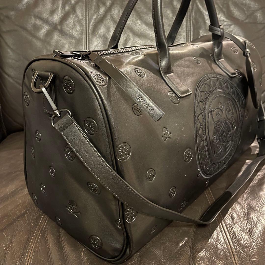 26新作 G/FORE ジーフォア 刺繍 エンボススカル ゴルフボストンバッグ