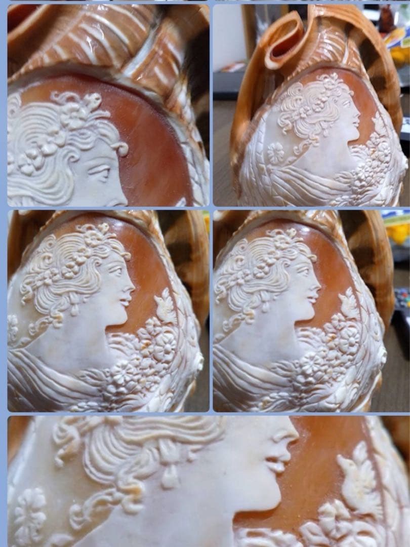 カメオ　装飾品　15cm 647g