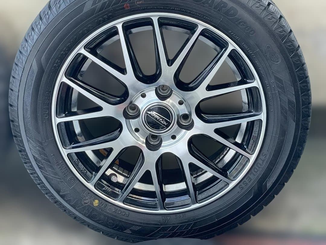 14インチアルミホイール スタッドレス　165/65R14　2本セット①