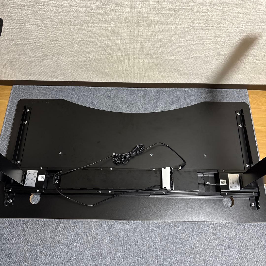 Flexispot E7 pro ブラック 天板 キャスター 鬼目ナット化