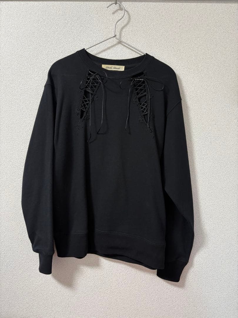 tanakadaisuke×STUDIOUS レースアッププルオーバー黒