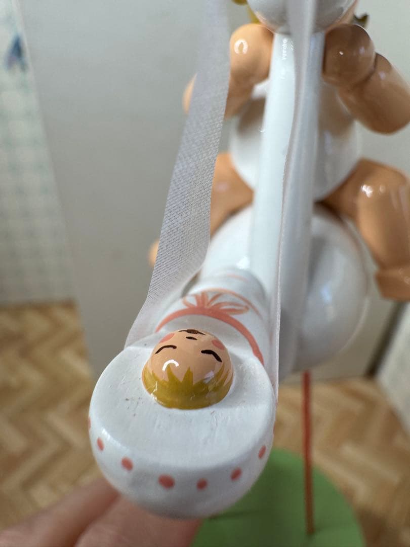 ヴェント & キューン　Wendt & Kuhn 赤ちゃん　コウノトリ　ピンク