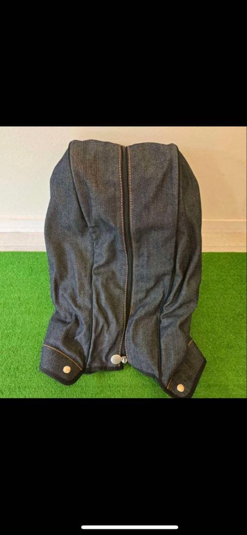 EVISU GOLF デニムキャディバッグ　8分割モデル　スタンド機能付き