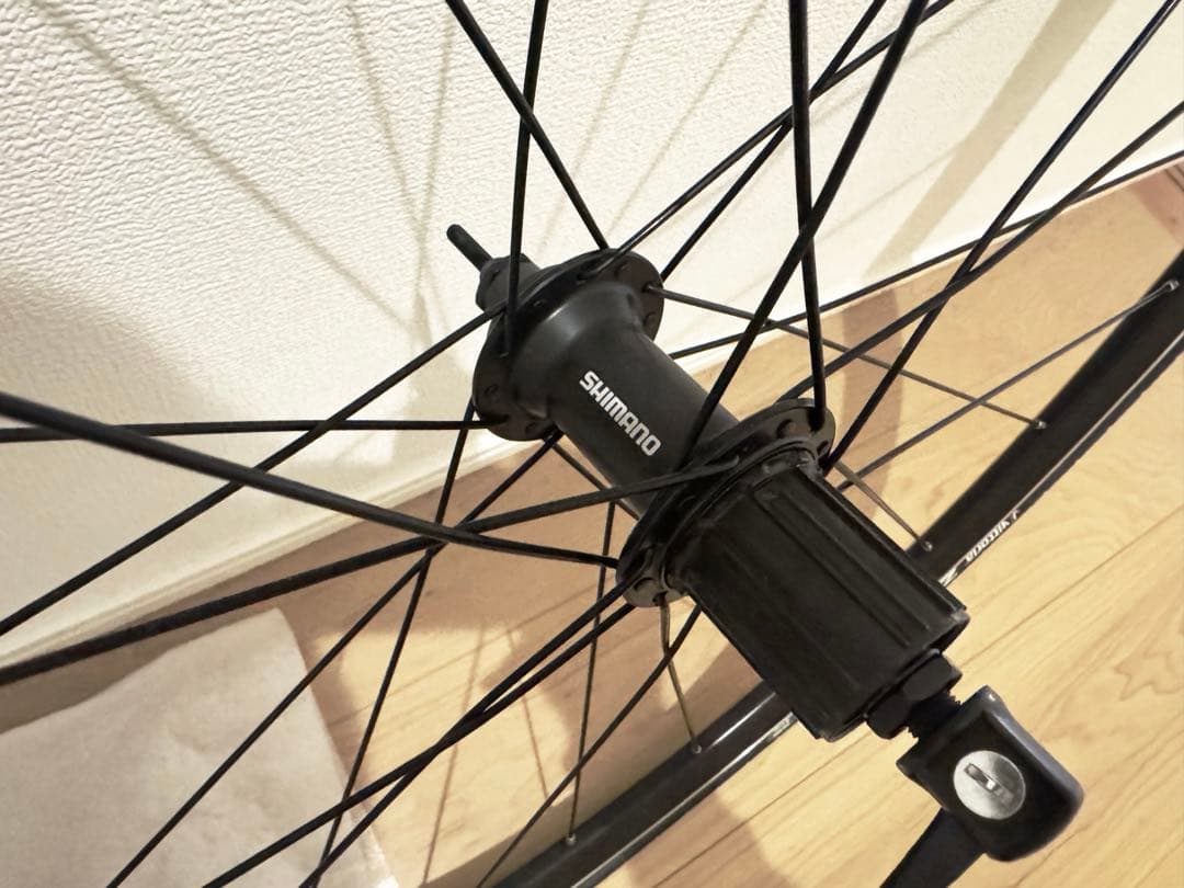 実走なし 美品 シマノ WH-RS010 700c ホイール前後