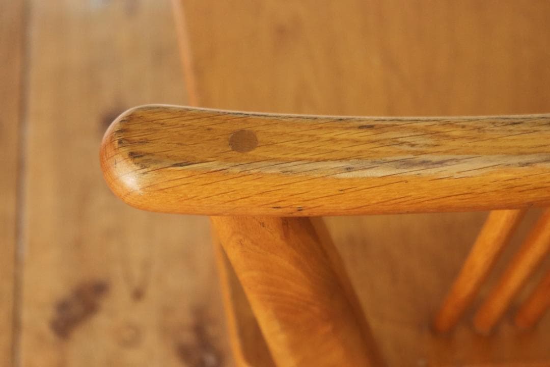 ヴィンテージ ダイニングチェア 椅子 低座 オーク材 ナチュラル